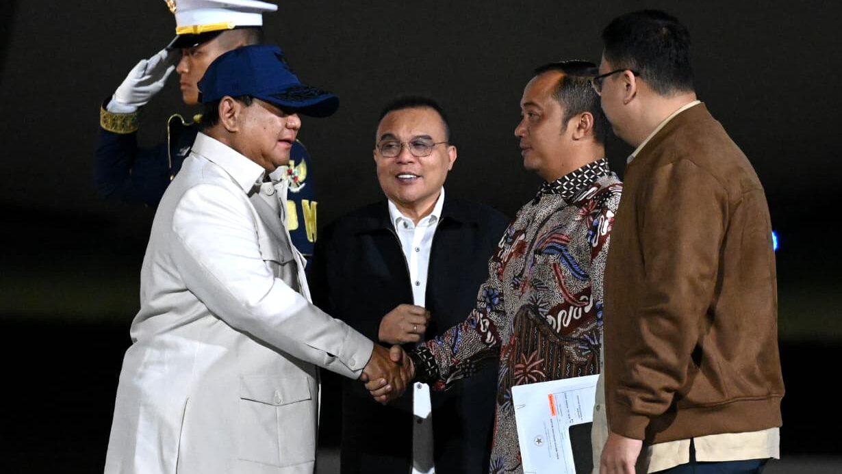 Presiden Prabowo Tiba di Tanah Air Usai Kunjungan Kenegaraan ke Australia